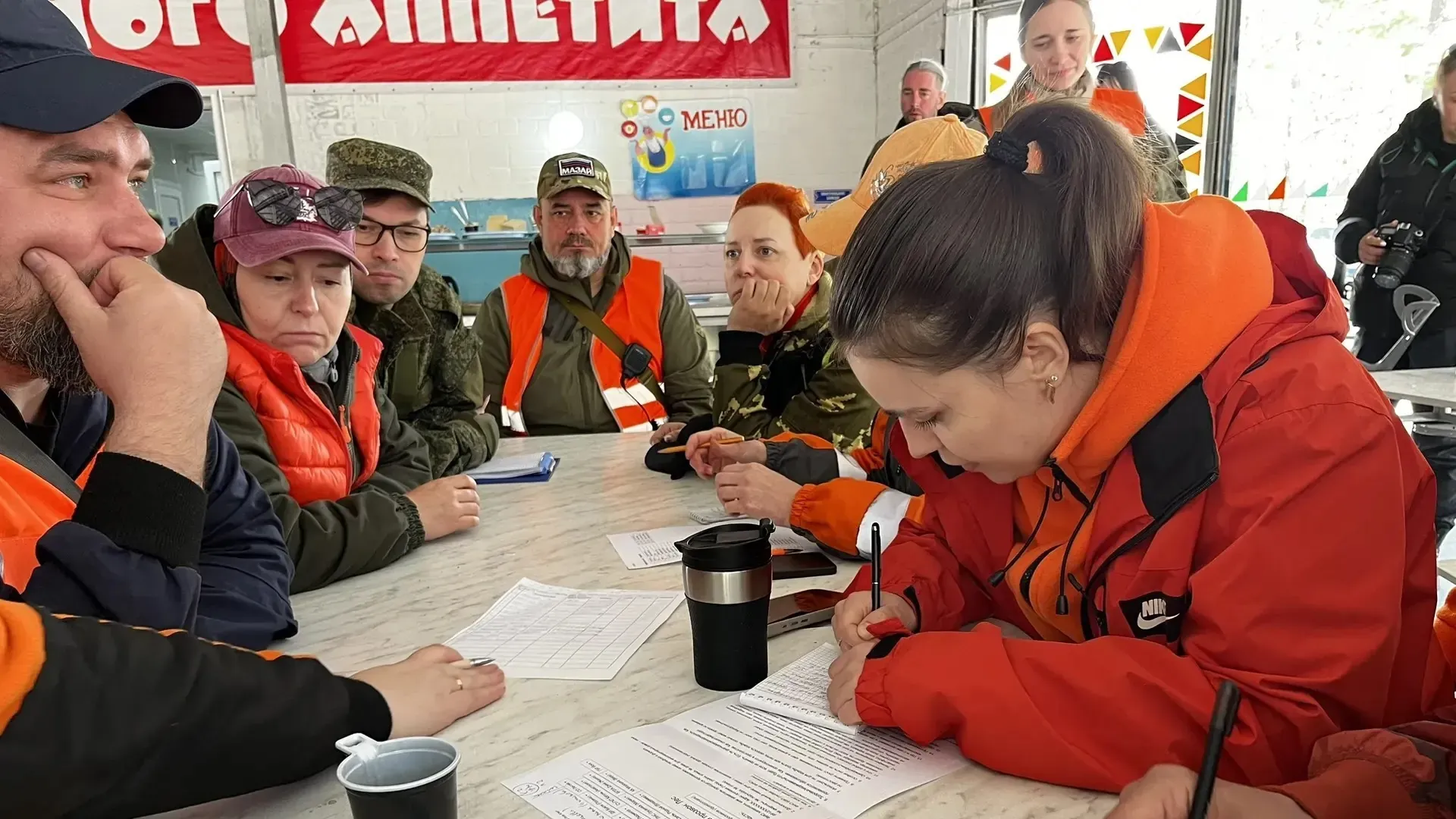 Amur State Medical Academy student participating in LizaAlert volunteer search and rescue exercises