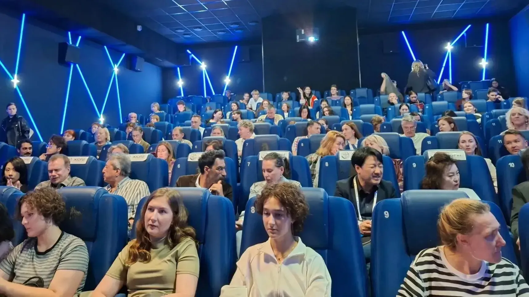 Amur State Medical Academy students attending the Letter film screening at Amur Autumn Festival 2026