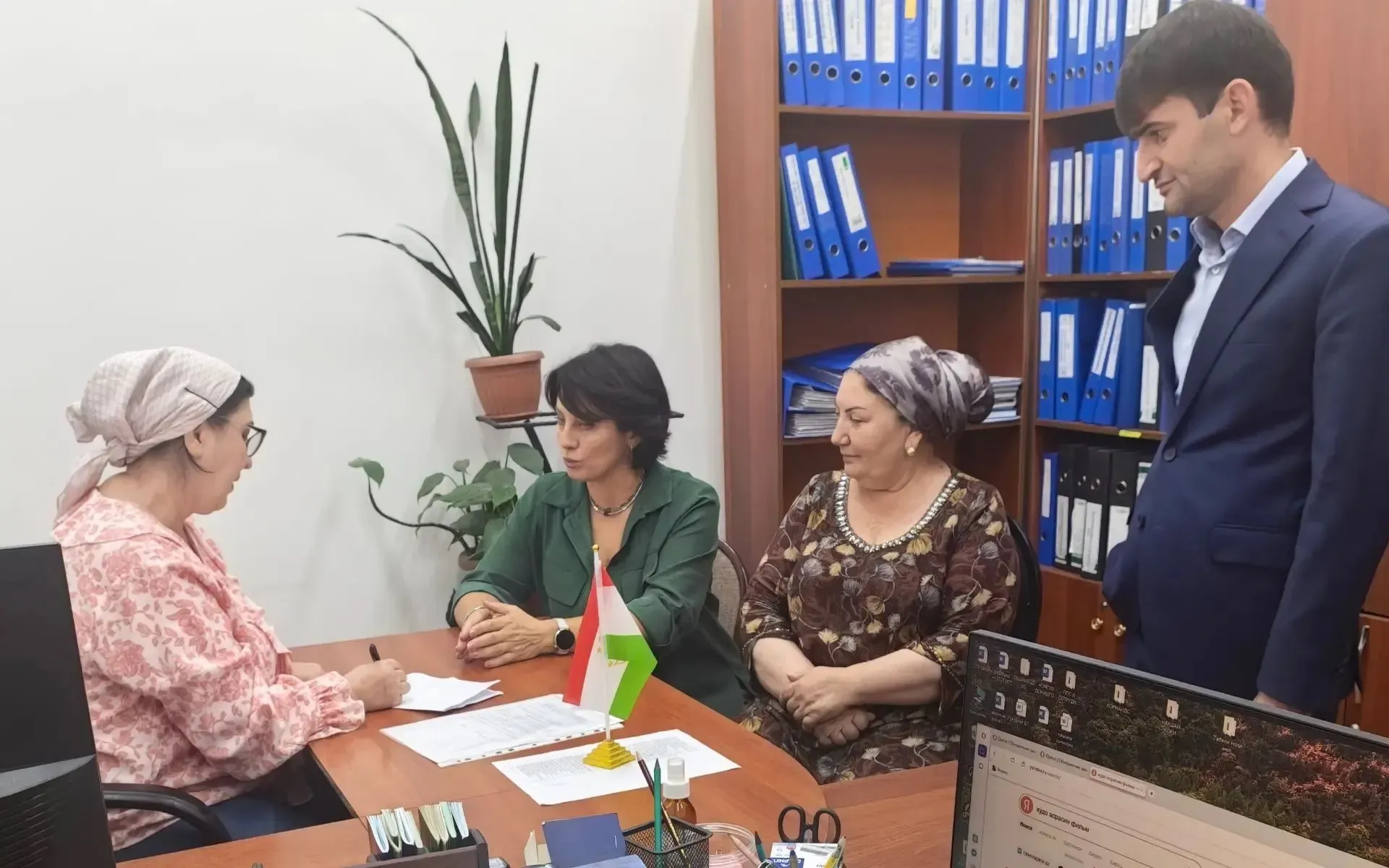 Career guidance presentation by Amur State Medical Academy at the Russian House in Dushanbe.