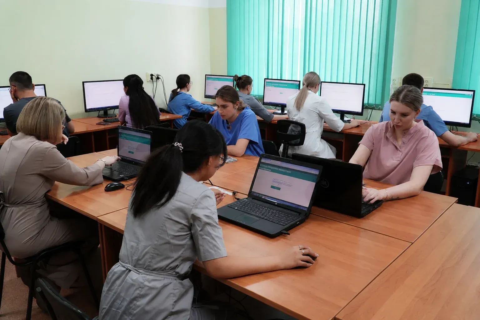 MBBS graduates taking medical accreditation exams in Russia