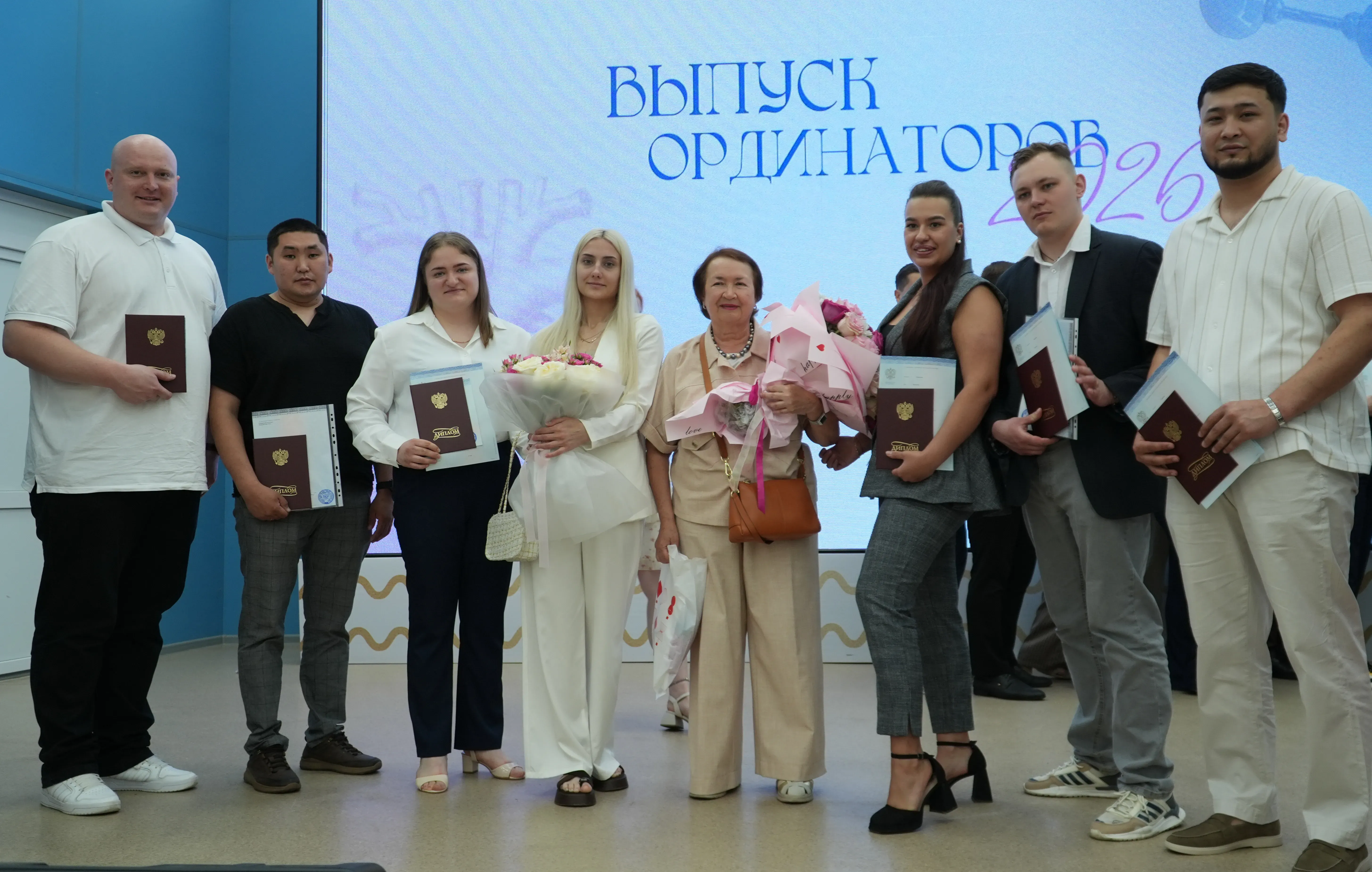 Resident doctors graduating in Russia