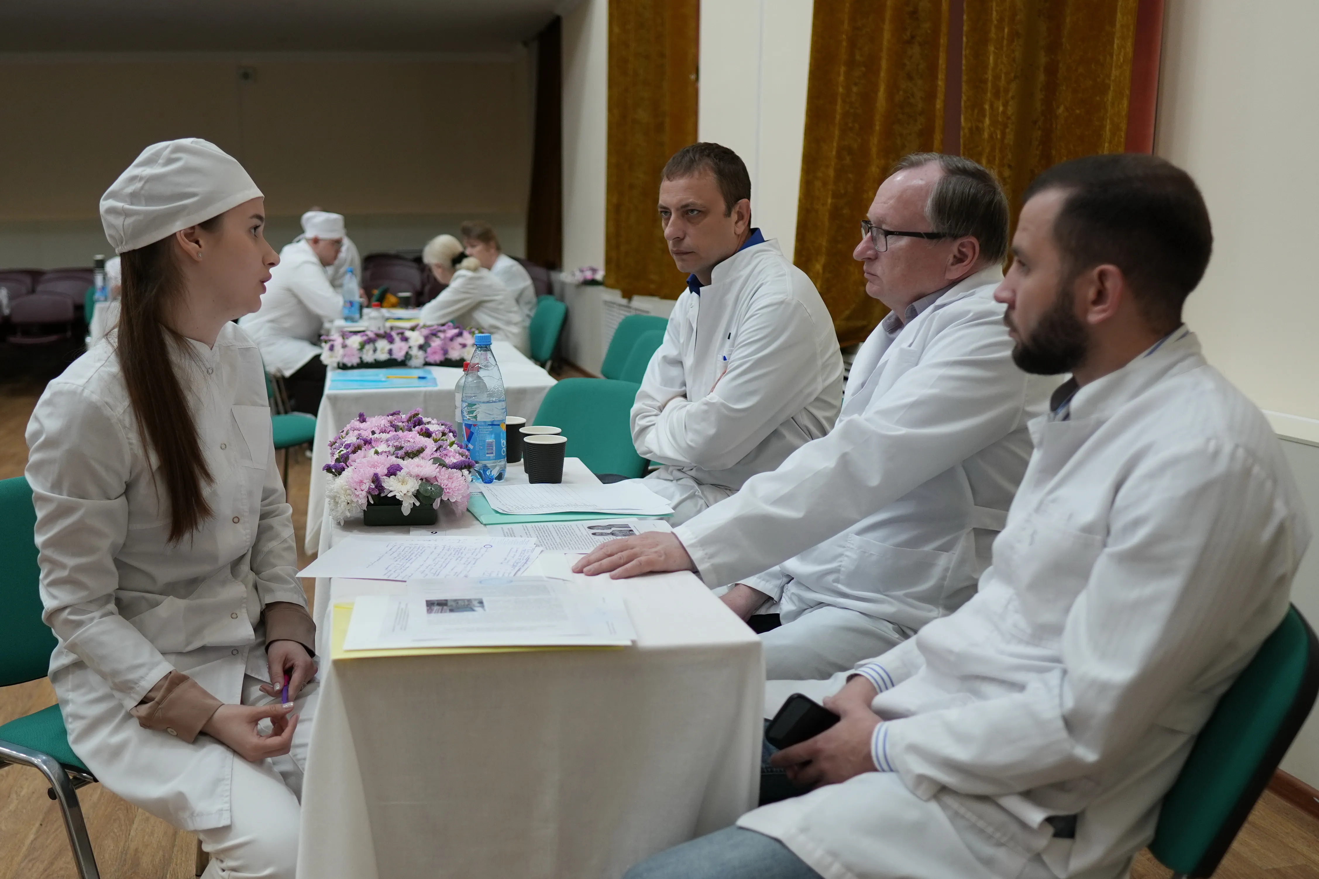 Final-year medical students at Amur State Medical Academy