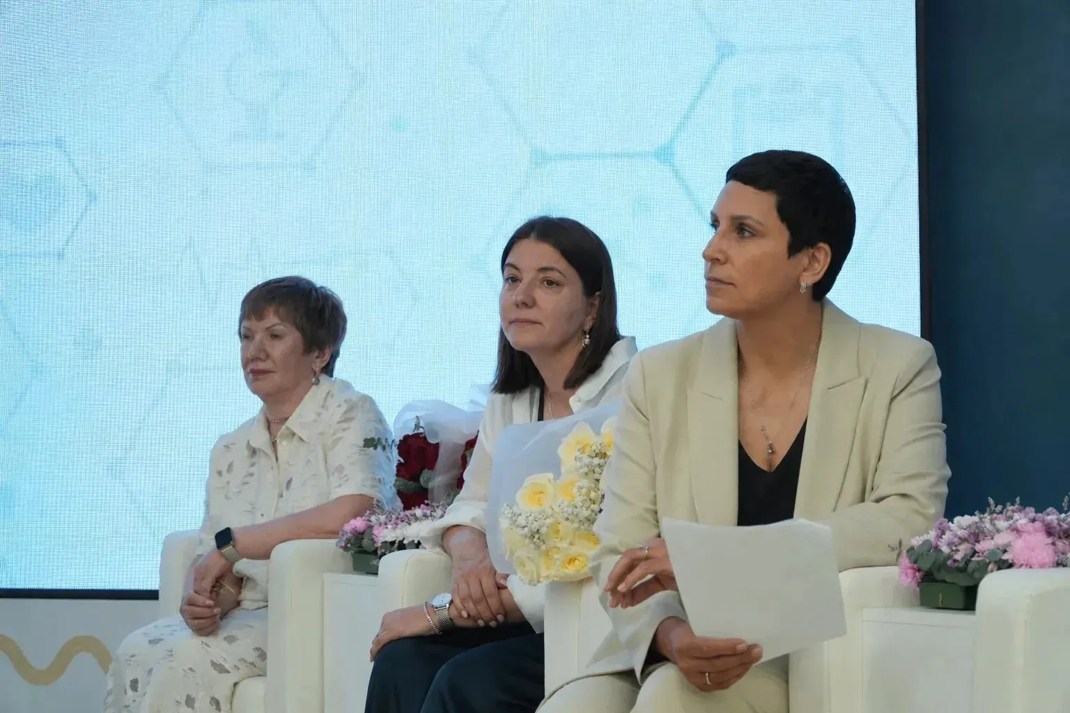 Medical graduates receiving honors in Russia