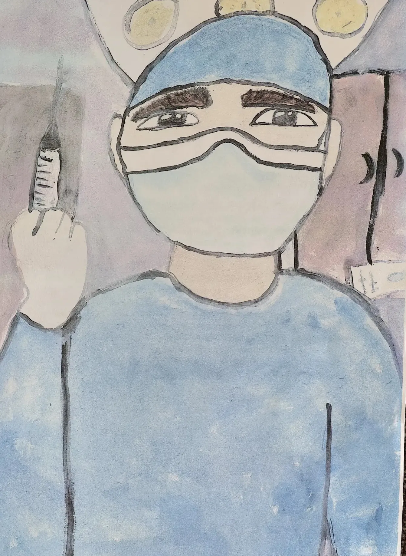 Young artists celebrate healthcare professionals