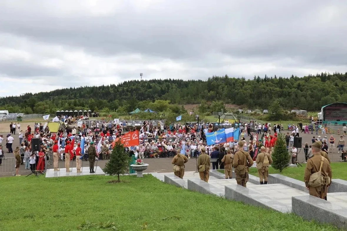 Military-historical reconstruction on Sakhalin